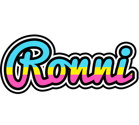 Ronni circus logo