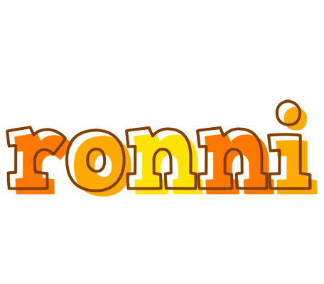 Ronni desert logo