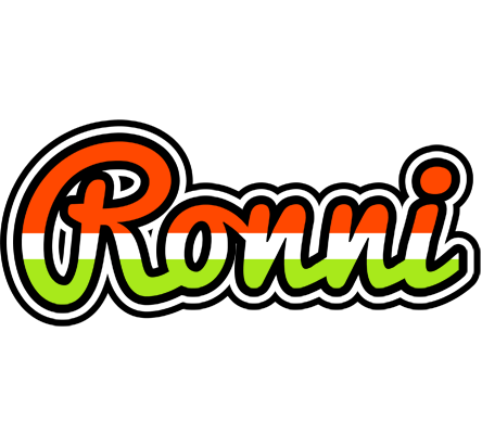 Ronni exotic logo
