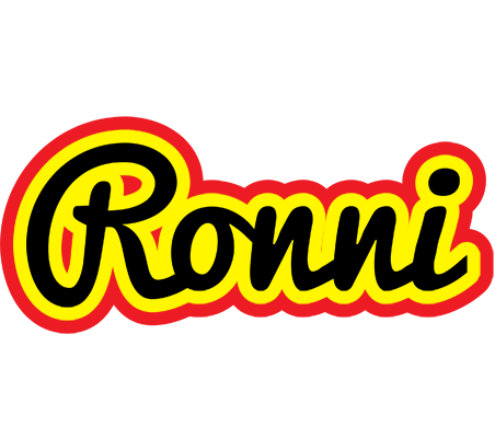 Ronni flaming logo