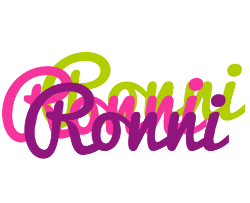 Ronni flowers logo