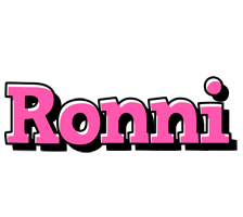 Ronni girlish logo