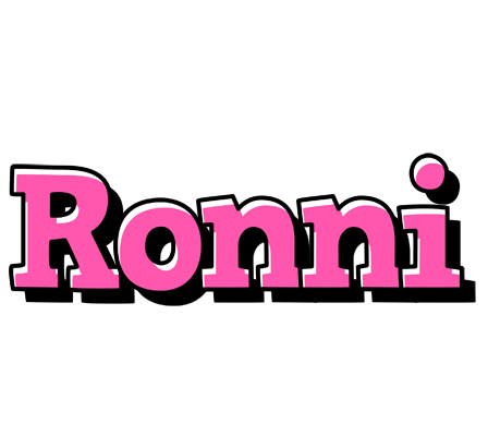 Ronni girlish logo