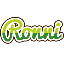 Ronni golfing logo