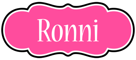 Ronni invitation logo