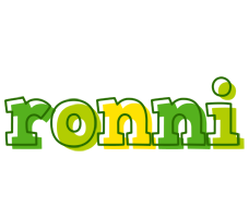 Ronni juice logo