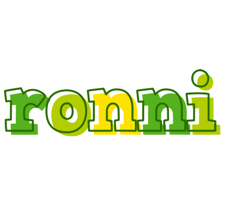 Ronni juice logo