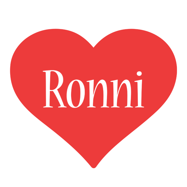 Ronni love logo