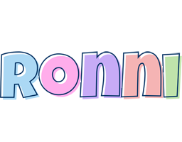 Ronni pastel logo