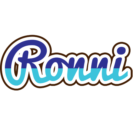 Ronni raining logo