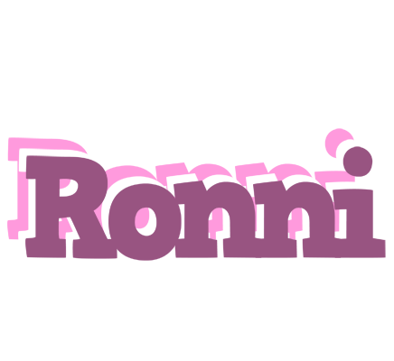 Ronni relaxing logo