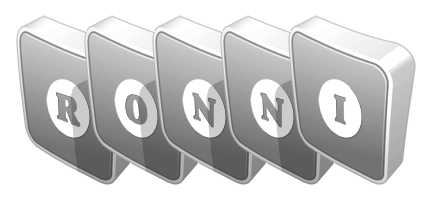 Ronni silver logo