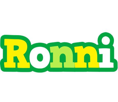 Ronni soccer logo