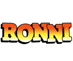 Ronni sunset logo