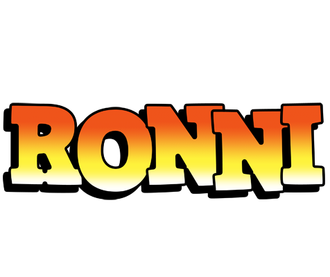 Ronni sunset logo