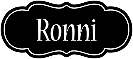 Ronni welcome logo