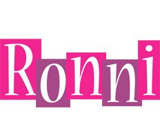 Ronni whine logo