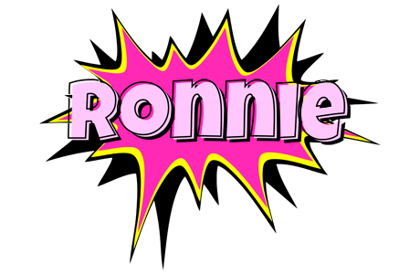 Ronnie badabing logo