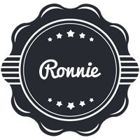 Ronnie badge logo