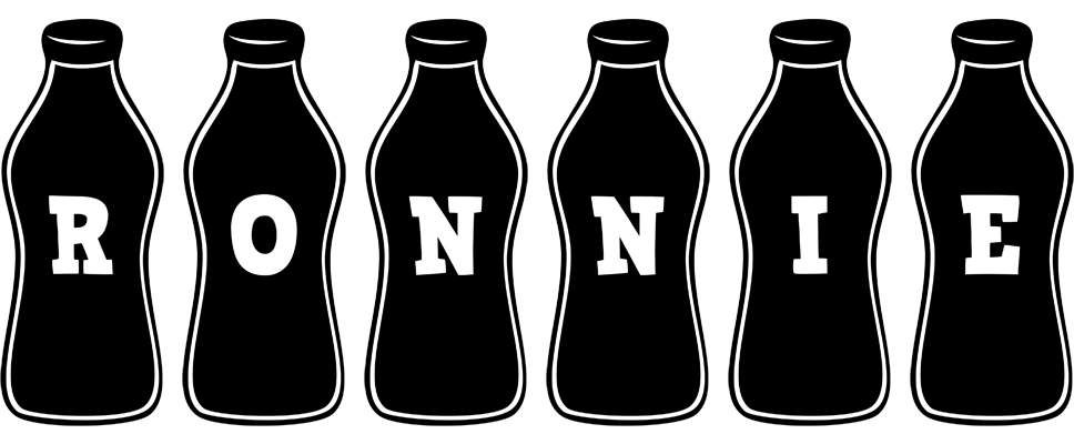 Ronnie bottle logo