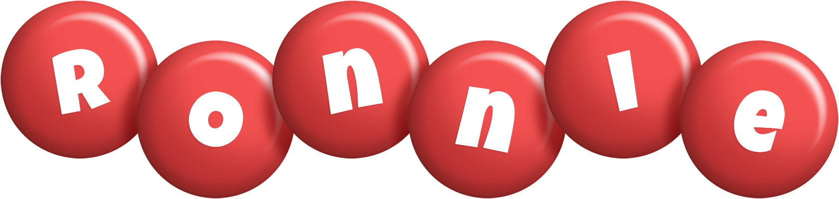 Ronnie candy-red logo