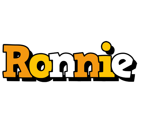 Ronnie cartoon logo