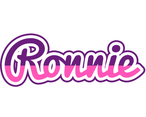 Ronnie cheerful logo