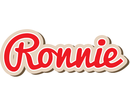 Ronnie chocolate logo