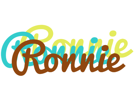 Ronnie cupcake logo