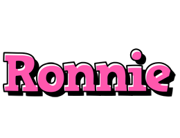 Ronnie girlish logo