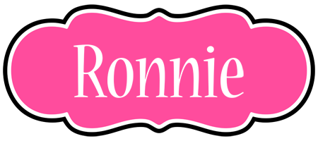 Ronnie invitation logo