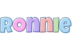 Ronnie pastel logo