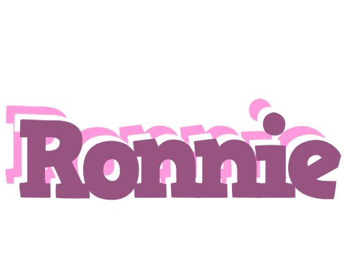 Ronnie relaxing logo