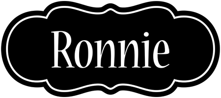 Ronnie welcome logo