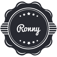 Ronny badge logo