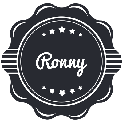 Ronny badge logo