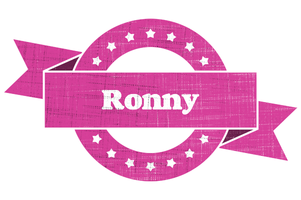 Ronny beauty logo