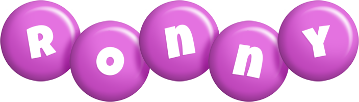 Ronny candy-purple logo