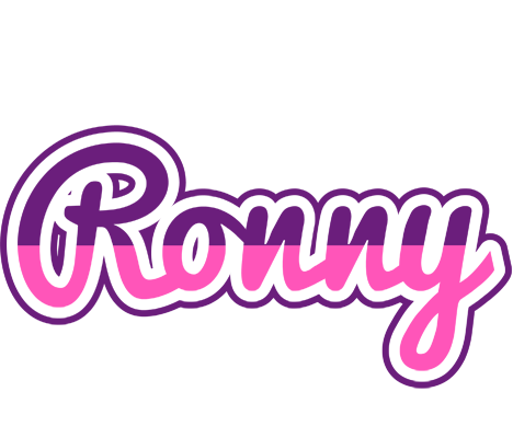 Ronny cheerful logo