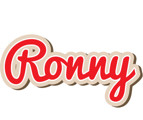 Ronny chocolate logo