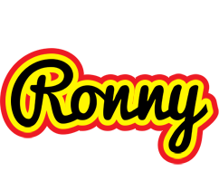 Ronny flaming logo