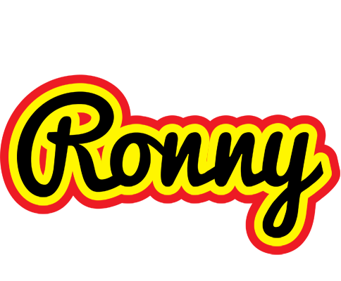 Ronny flaming logo