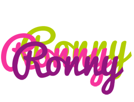 Ronny flowers logo