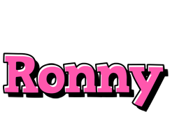 Ronny girlish logo