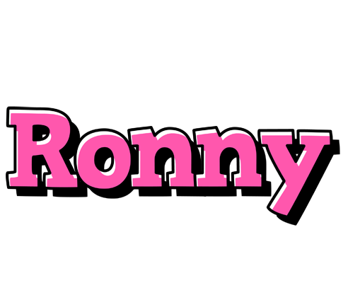 Ronny girlish logo