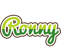 Ronny golfing logo