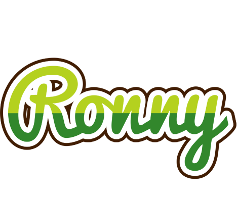 Ronny golfing logo