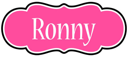 Ronny invitation logo