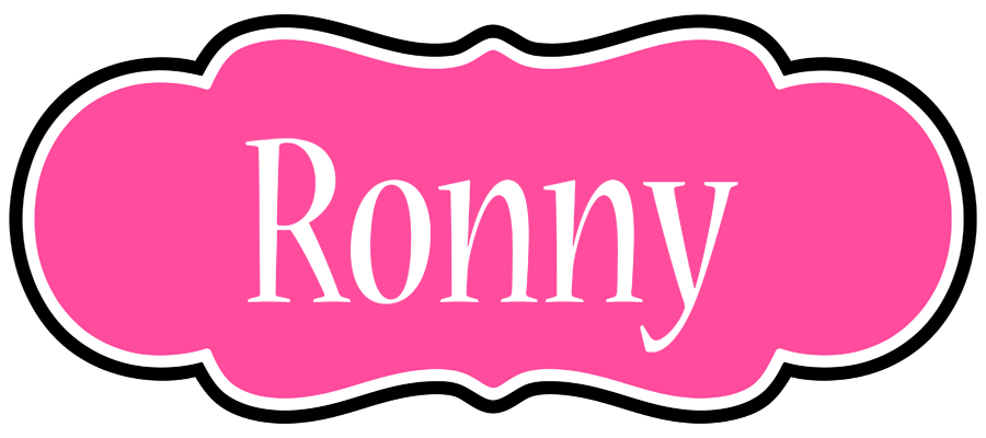Ronny invitation logo