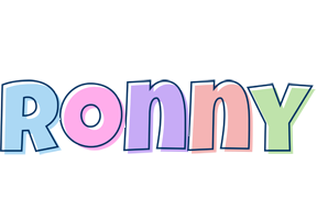 Ronny pastel logo